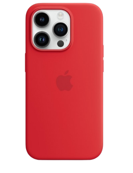 Чохол silicone case with MagSafe для iPhone 14 Pro (Original Quality) Red